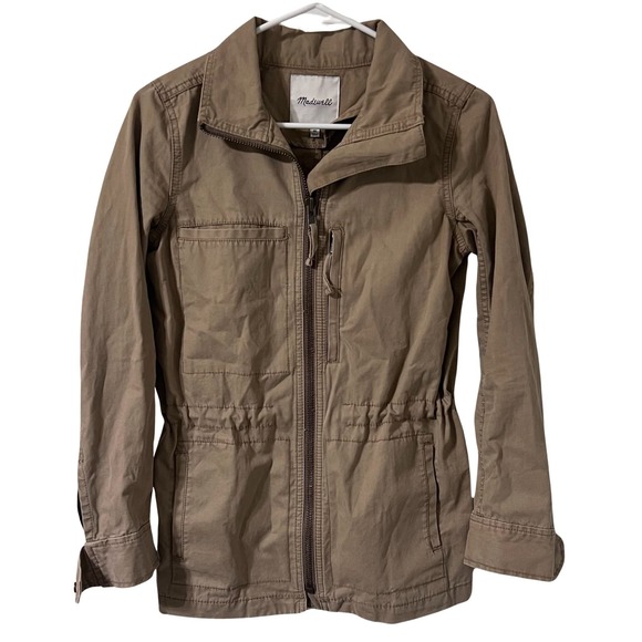 Madewell Fleet Jacket in Khaki - Picture 3 of 6